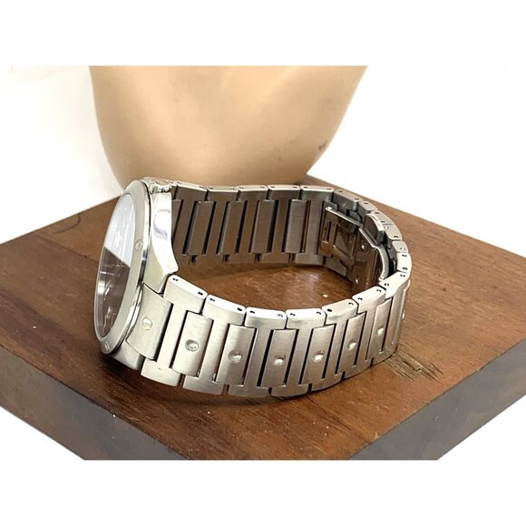 Movado Men's Watch 0607541 SE Black Dial Swiss Quartz Silver Steel 41mm - Picture 10 of 15